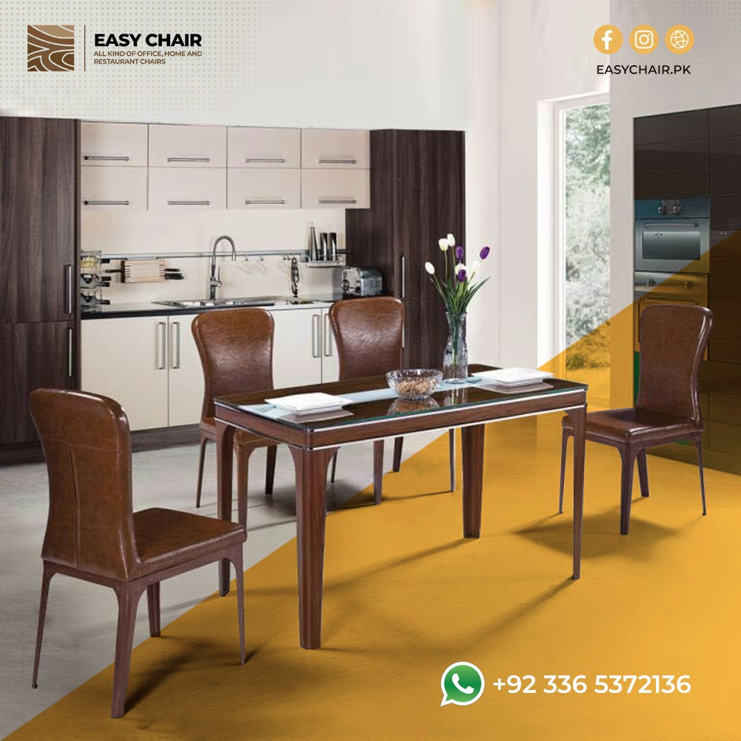 Dining Table 294 with chair 703 Fully imported (1+8)