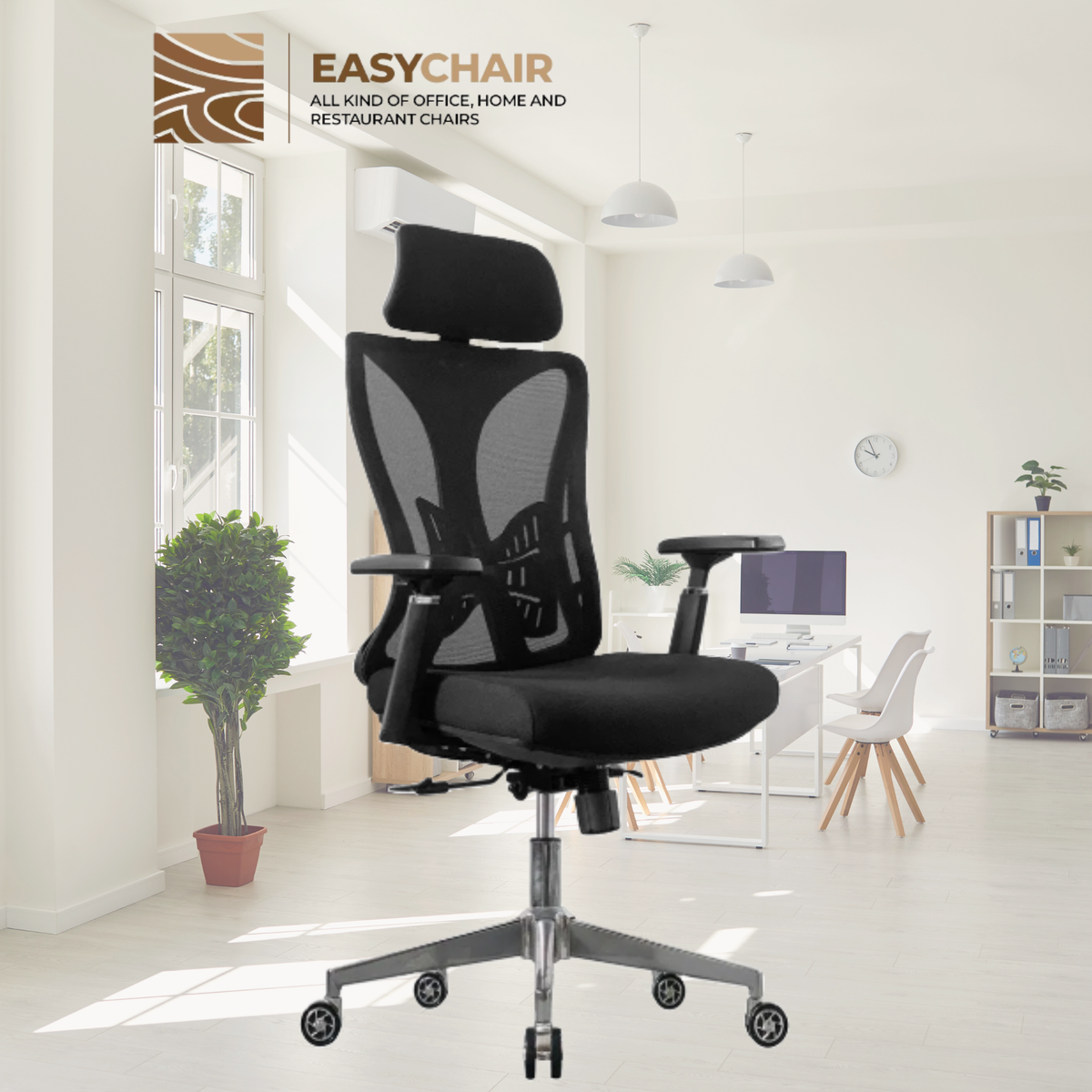 Office revolving Chair 818 – Easy Chair PK